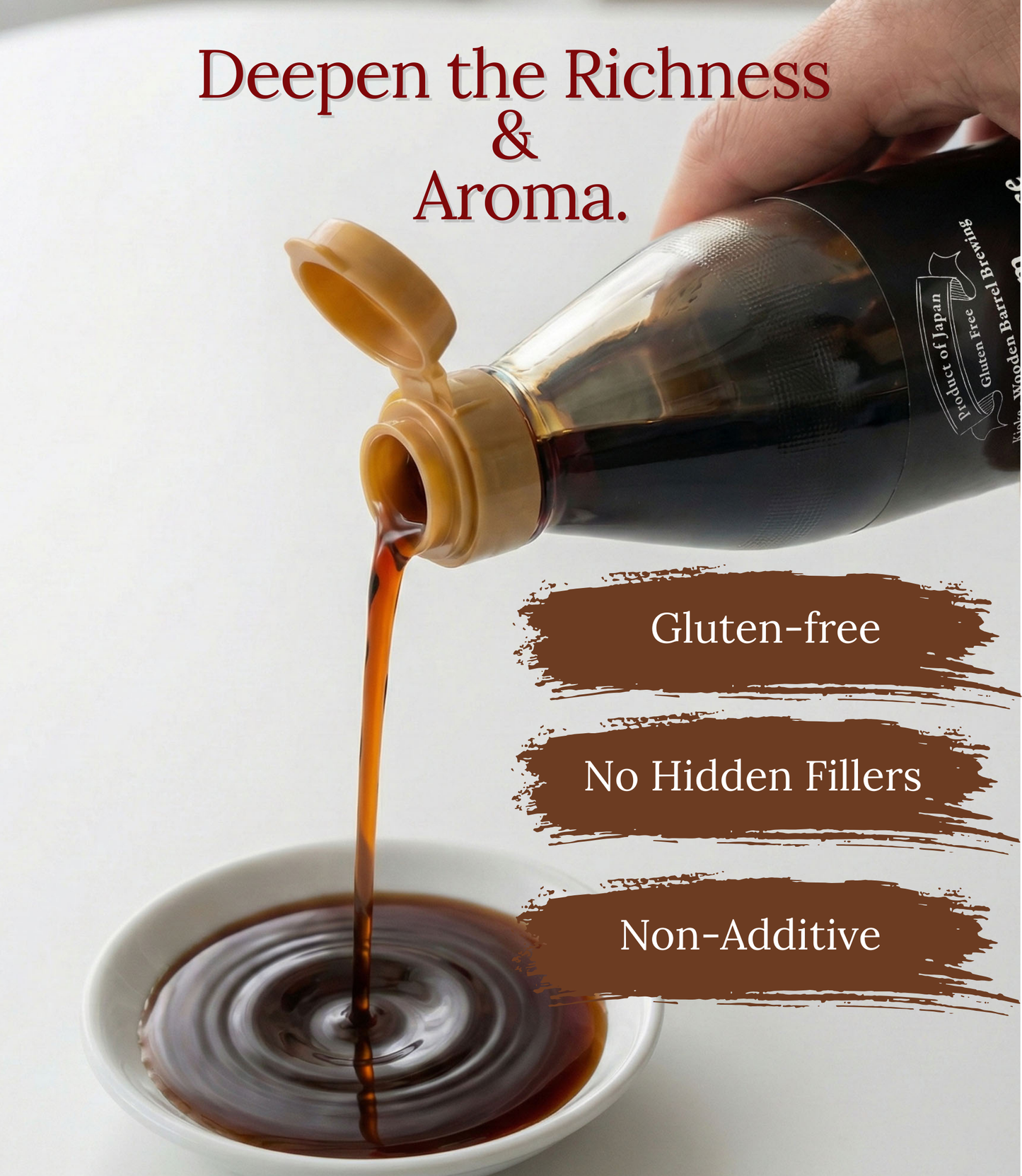 SUMIRE Premium Daizu Soy Sauce (Gluten-Free, Wooden Barrel Brewed)