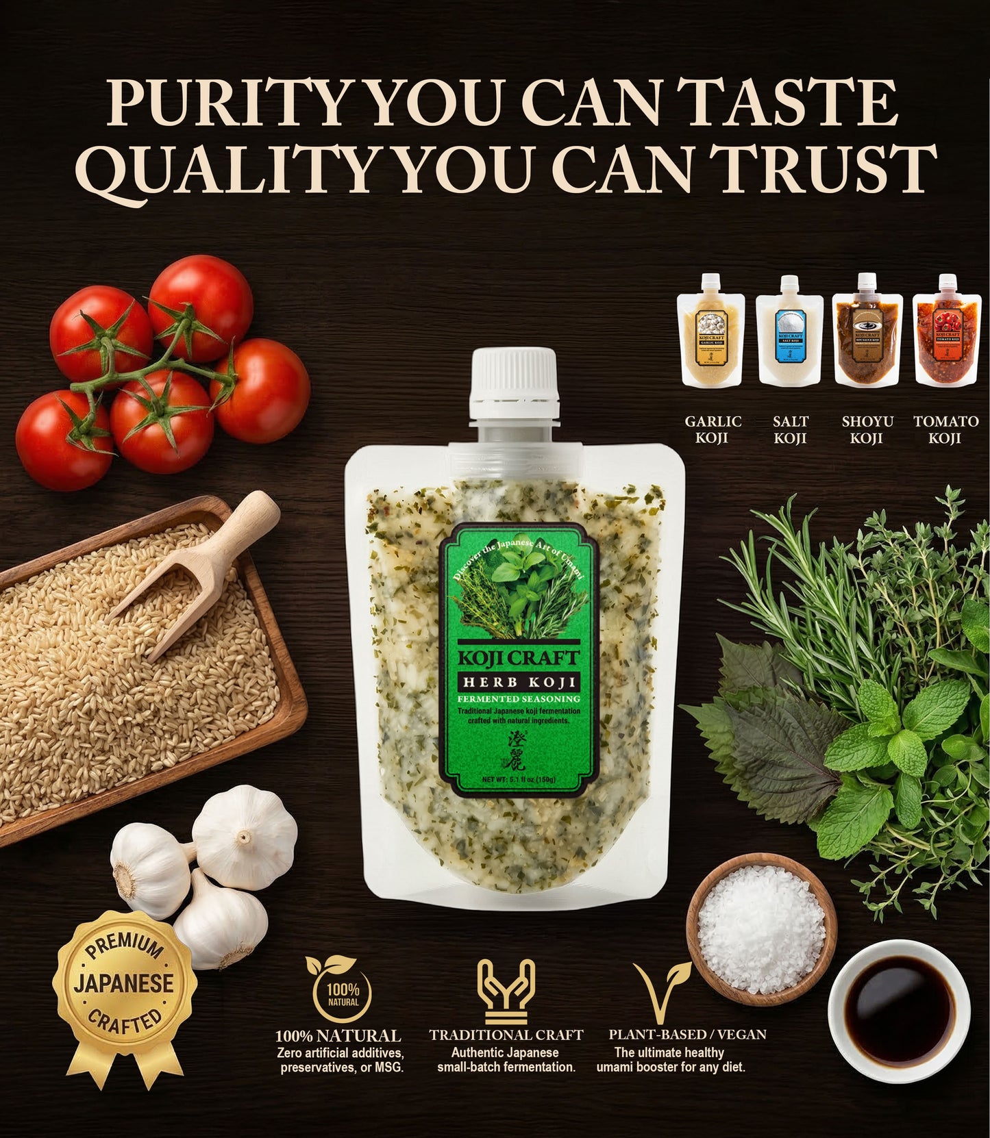 SUMIRE KOJI CRAFT Fermented Seasoning 150ml × 2 Pcs (300ml Total)