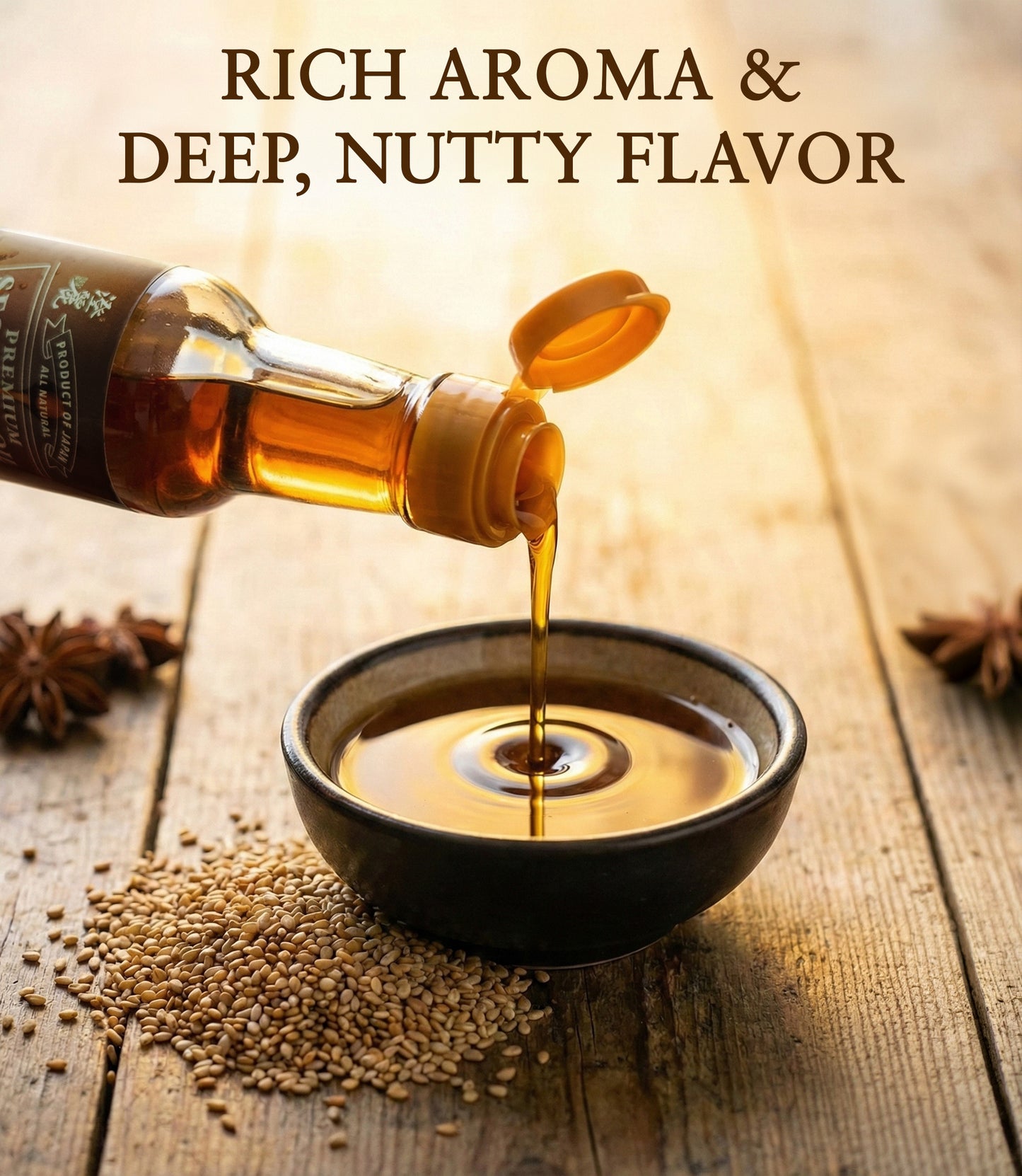 SUMIRE Premium 100% Pure Japanese Sesame Oil (Roasted)